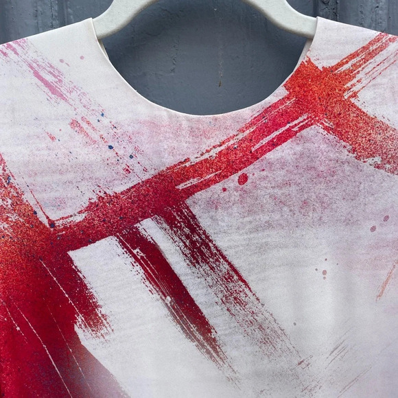 Babaton Hopkins Paint Brush Effect  Sleeveless Blouse, size Small - Picture 6 of 12